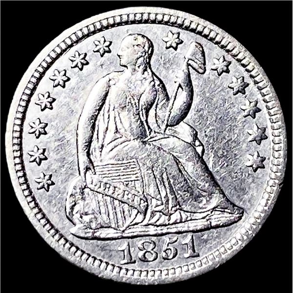 1851 Silver Half Dime CLOSELY UNCIRCULATED