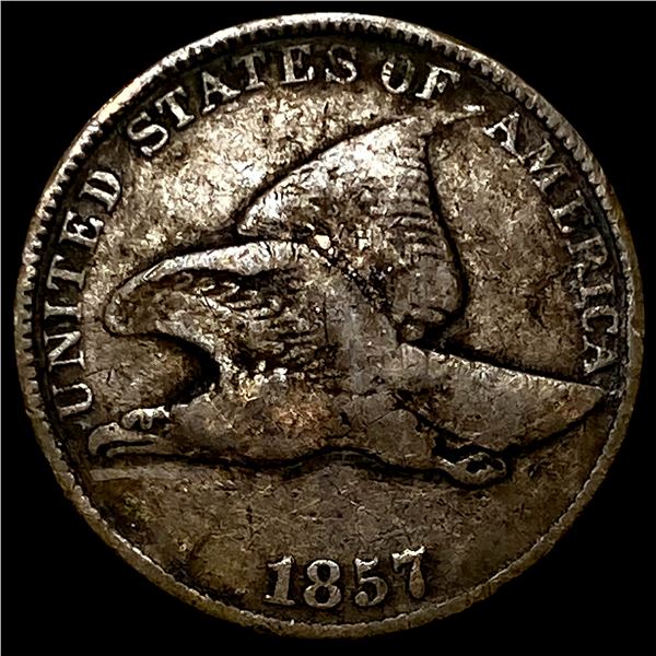 1857 Flying Eagle Cent LIGHTLY CIRCULATED