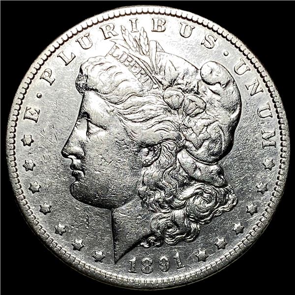 1891-S Silver Morgan Dollar CLOSELY UNCIRCULATED