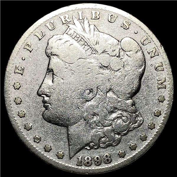 1898-S Silver Morgan Dollar LIGHTLY CIRCULATED