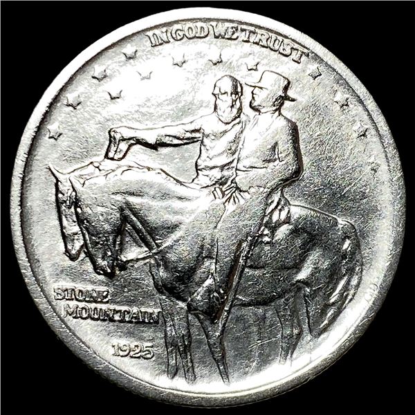 1925 Stone Mountain Silver Half Dollar NICELY CIRCULATED