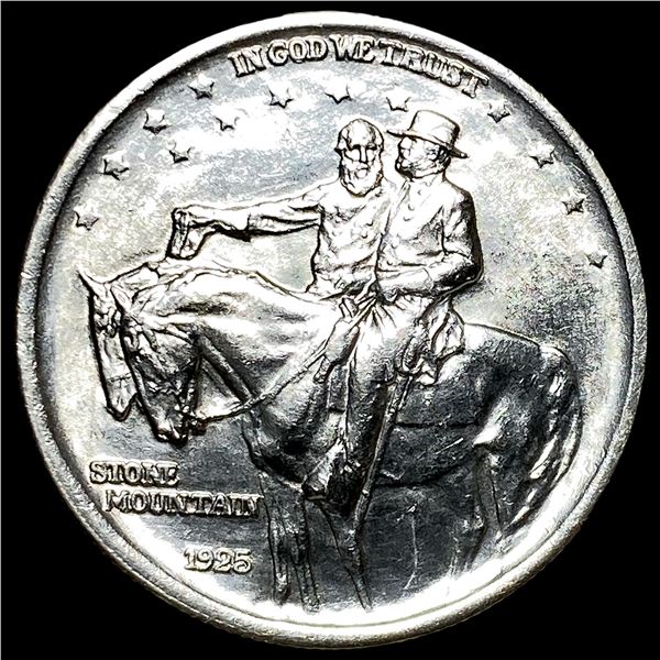 1925 Silver Stone Mountain Half Dollar UNCIRCULATED