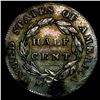 Image 2 : 1832 Copper Half Cent HIGH GRADE