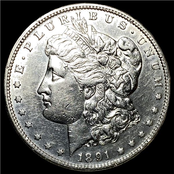 1891-S Silver Morgan Dollar CLOSELY UNCIRCULATED