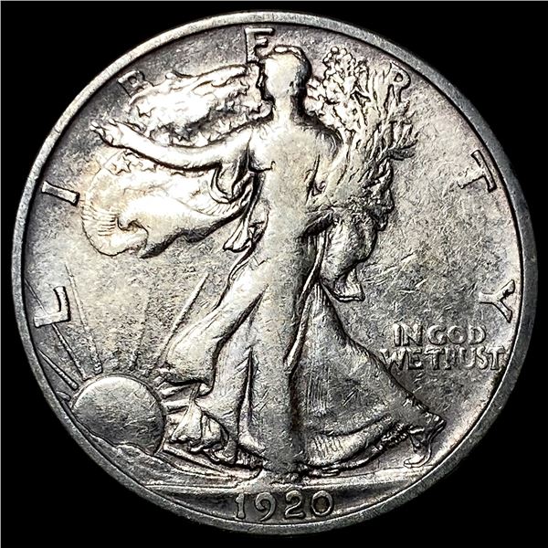 1920-S Walking Liberty Half Dollar LIGHTLY CIRCULATED