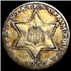 Image 1 : 1857 Silver Three-Cent Piece CLOSELY UNCIRCULATED