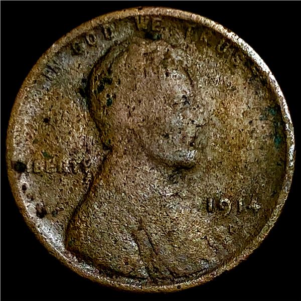 1914 Lincoln Wheat Cent LIGHTLY CIRCULATED