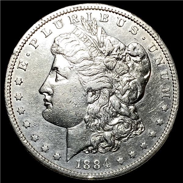 1884-S Silver Morgan Dollar CLOSELY UNCIRCULATED