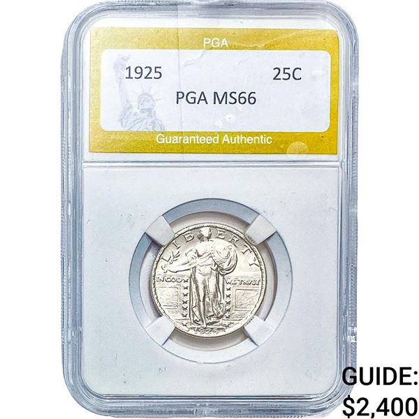 1925 Standing Liberty Quarter PGA MS66