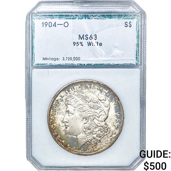 1904-O Morgan Silver Dollar PCI MS63