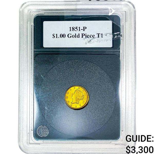 1851-P Rare Gold Dollar