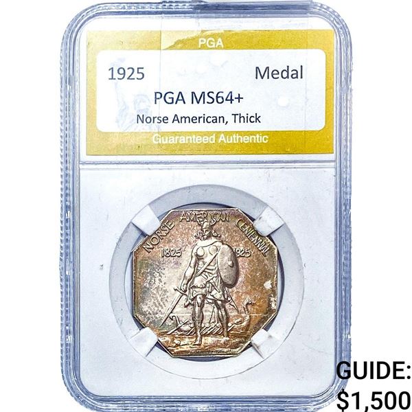 1925 Norse Half Dollar PGA MS64+