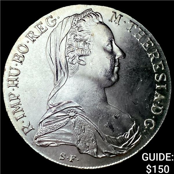 (1780) Austria, Maria Theresa Restrike Thaler GEM BU