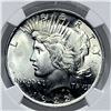 Image 3 : 1922 Silver Peace Dollar NGC MS66