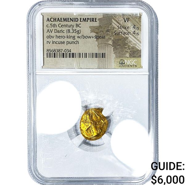 Achaemenid Empire c.5th BC 8.35g NGC VF
