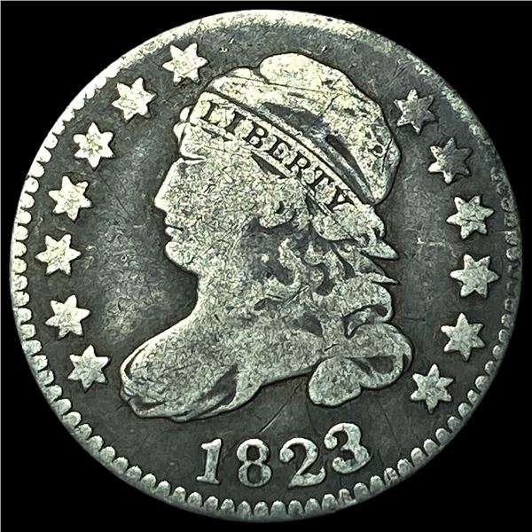 1823 Silver Capped Bust Dime LIGHTLY  CIRCULATED