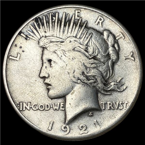 1921 Silver Peace Dollar CLOSELY UNCIRCULATED
