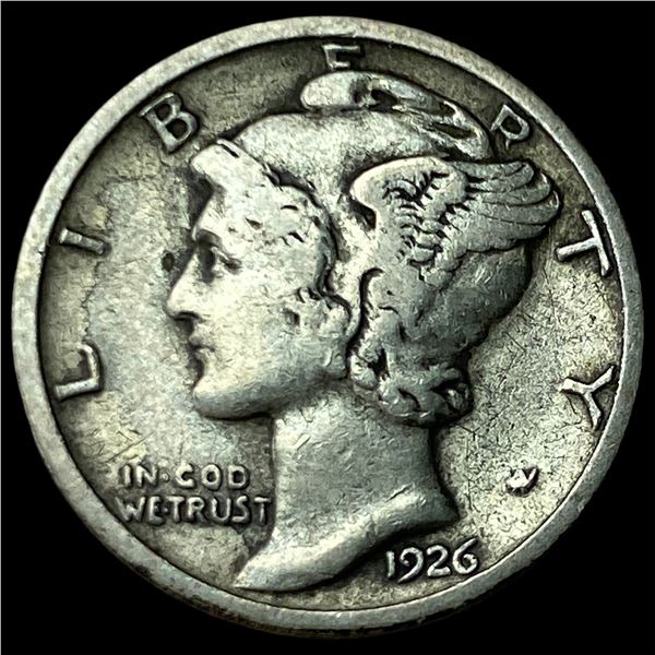 1926-S Silver Mercury Dime LIGHTLY CIRCULATED