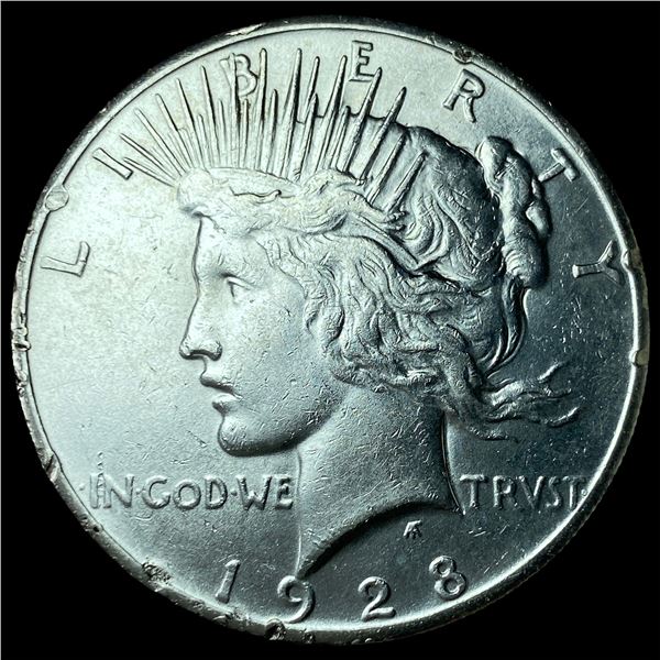 1928 Peace Silver Dollar CLOSELY UNCIRCULATED