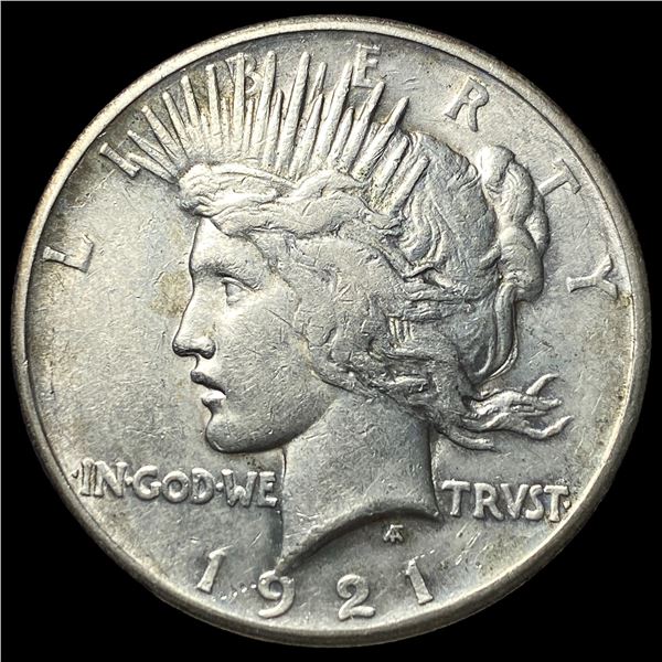 1921 Silver Peace Dollar CHOICE AU