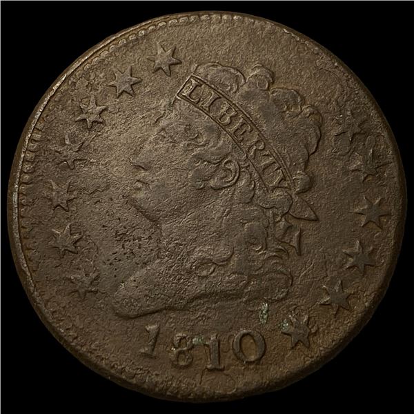1810 Classic Head Large Cent LIGHTLY  CIRCULATED