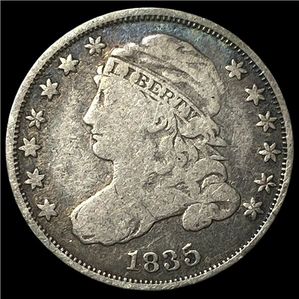 1835 Silver Capped Bust Dime NICELY  CIRCULATED