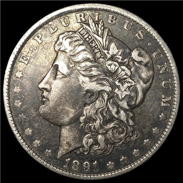 1891-O Silver Morgan Dollar NEARLY  UNCIRCULATED