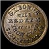 Image 1 : Civil War Token G.L. Bowne Cooperstown NY CLOSELY UNCIRCULATED