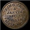 Image 2 : Civil War Token G.L. Bowne Cooperstown NY CLOSELY UNCIRCULATED