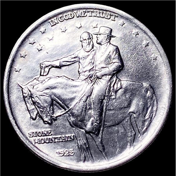 1925 Stone Mountain Silver Half Dollar HIGH GRADE