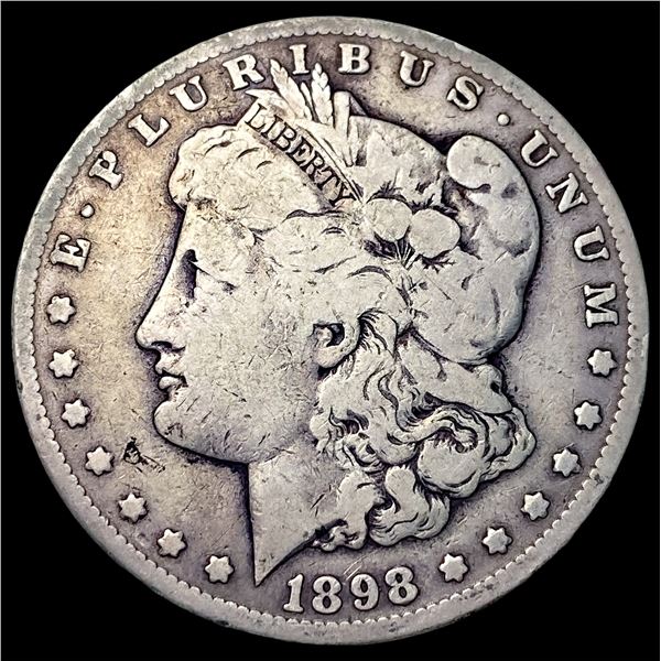 1898-S Silver Morgan Dollar NICELY CIRCULATED