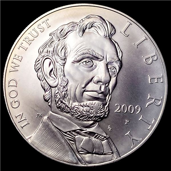 2009-P Silver $1 Lincoln Commemorative CHOICE BU