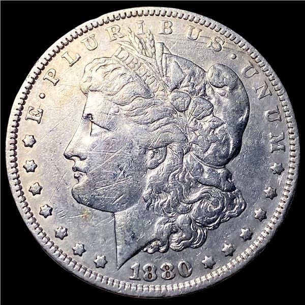 1880 Silver Morgan Dollar LIGHTLY CIRCULATED