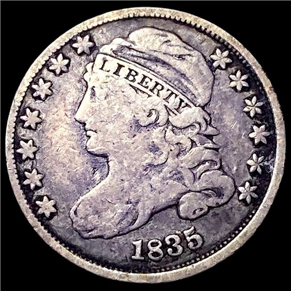 1835 Capped Bust Dime LIGHTLY CIRCULATED