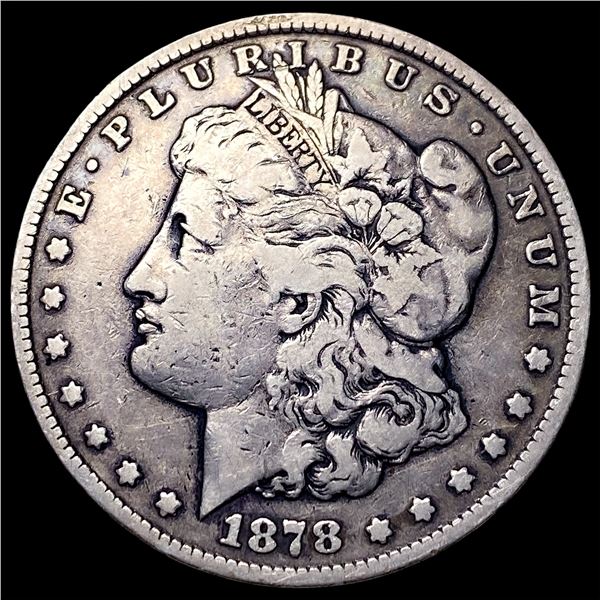 1878 Silver Morgan Dollar LIGHTLY CIRCULATED