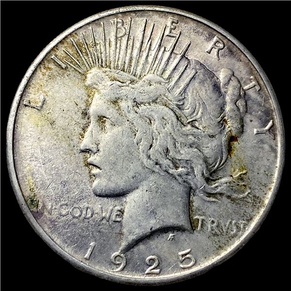 1925-S Silver Peace Dollar NEARLY UNCIRCULATED