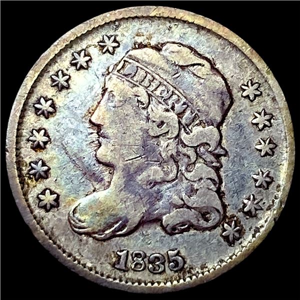 1835 Capped Bust Half Dime LIGHTLY CIRCULATED