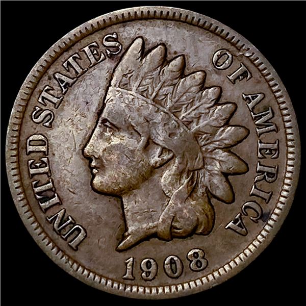 1908-S Indian Head Cent LIGHTLY CIRCULATED