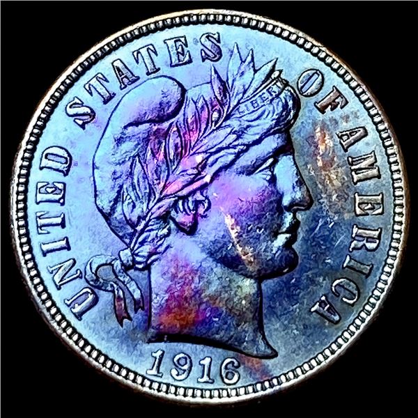 1916 Barber Dime UNCIRCULATED