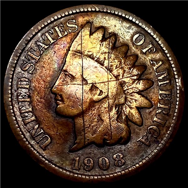 1908-S Indian Head Cent NICELY CIRCULATED