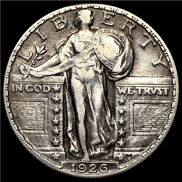 1926 Standing Liberty Silver Quarter NEARLY UNCIRCULATED