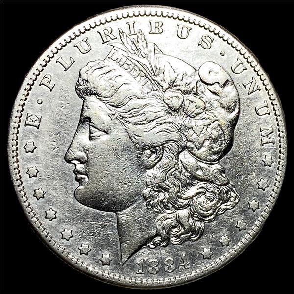 1884-S Morgan Silver Dollar NEARLY UNCIRCULATED