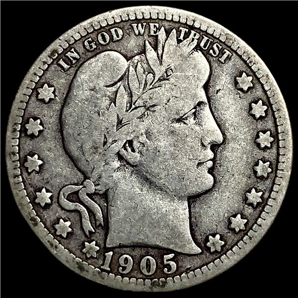 1905 Barber Quarter LIGHTLY CIRCULATED