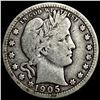 Image 1 : 1905 Barber Quarter LIGHTLY CIRCULATED