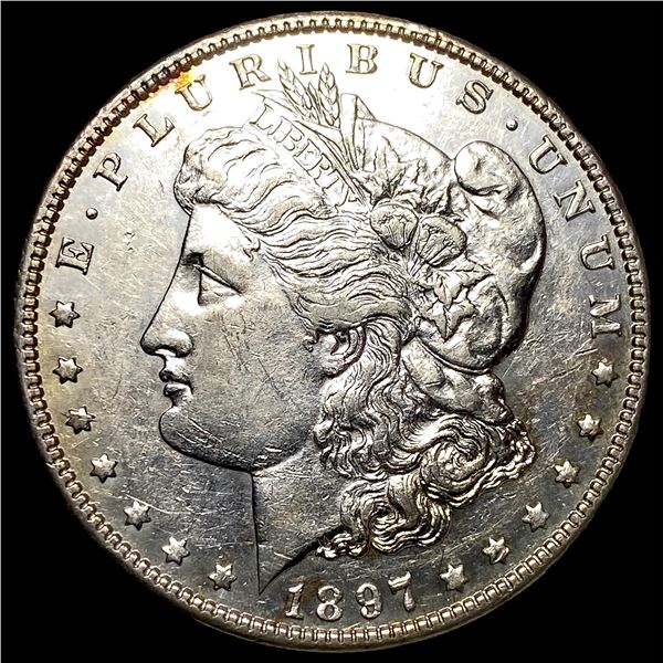 1897 Silver Morgan Dollar CLOSELY UNCIRCULATED