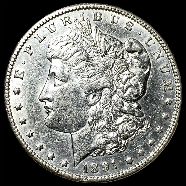 1891-CC Silver Morgan Dollar HIGH GRADE