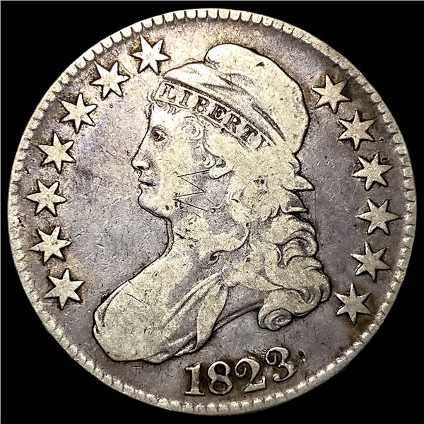1823 Capped Bust Half Dollar NICELY CIRCULATED