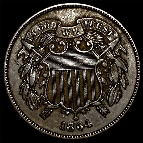 1864 Two-Cent Piece CLOSELY UNCIRCULATED