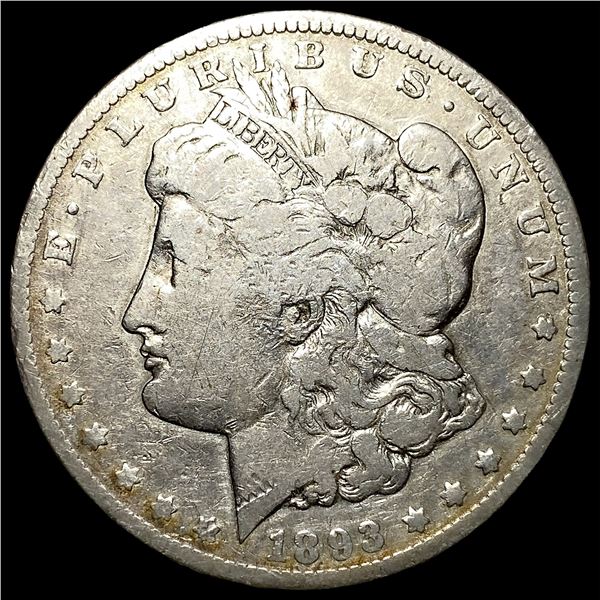 1893-CC Silver Morgan Dollar NICELY CIRCULATED