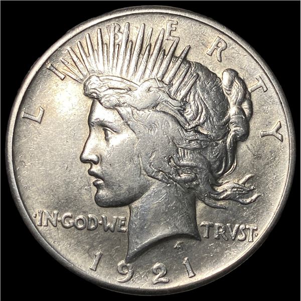 1921 Silver Peace Dollar CHOICE AU
